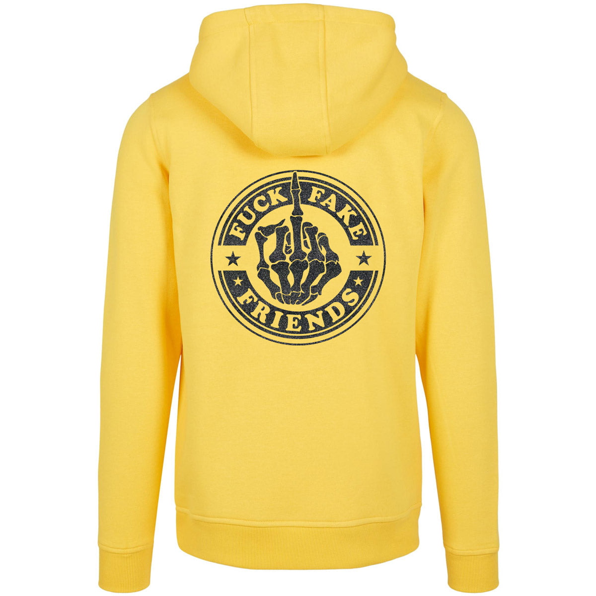 Hoodie -  Fuck Fake Friends - Druck Schwarz - verschiedene Farben zur Auswahl