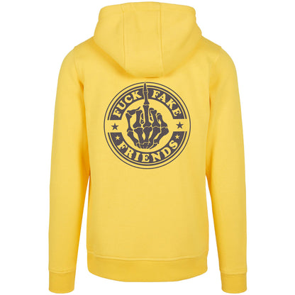 Hoodie -  Fuck Fake Friends - Druck Multicolor - verschiedene Farben zur Auswahl