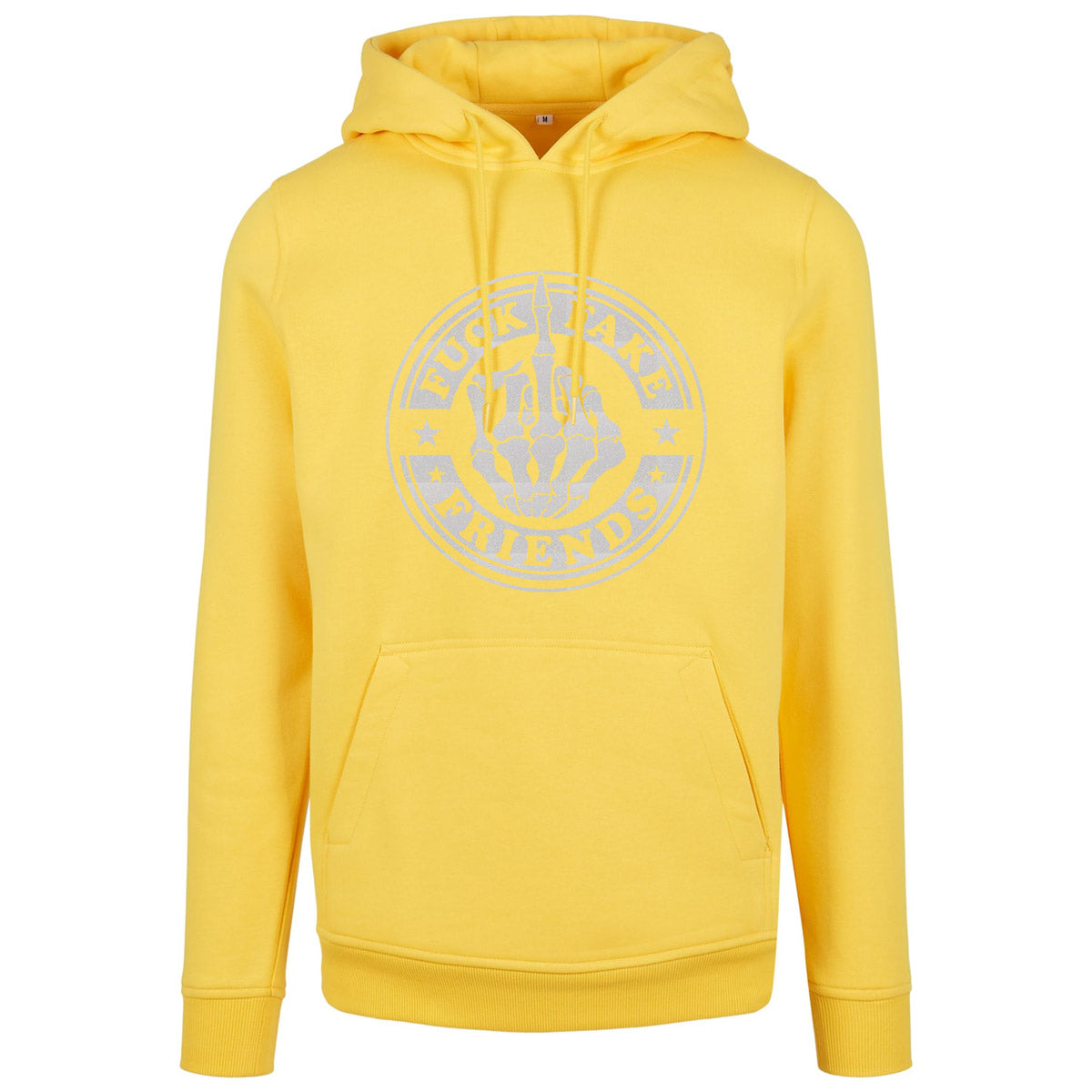 Hoodie -  Fuck Fake Friends - Druck Weiß Rainbow - verschiedene Farben zur Auswahl