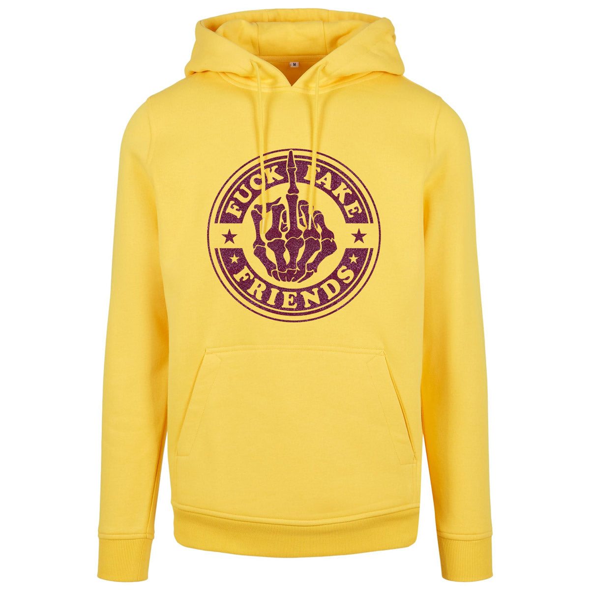 Hoodie -  Fuck Fake Friends - Druck Pink - verschiedene Farben zur Auswahl