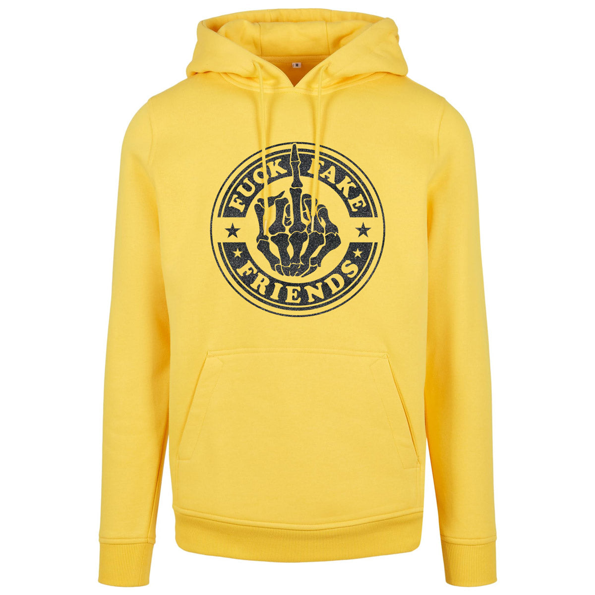 Hoodie -  Fuck Fake Friends - Druck Schwarz - verschiedene Farben zur Auswahl