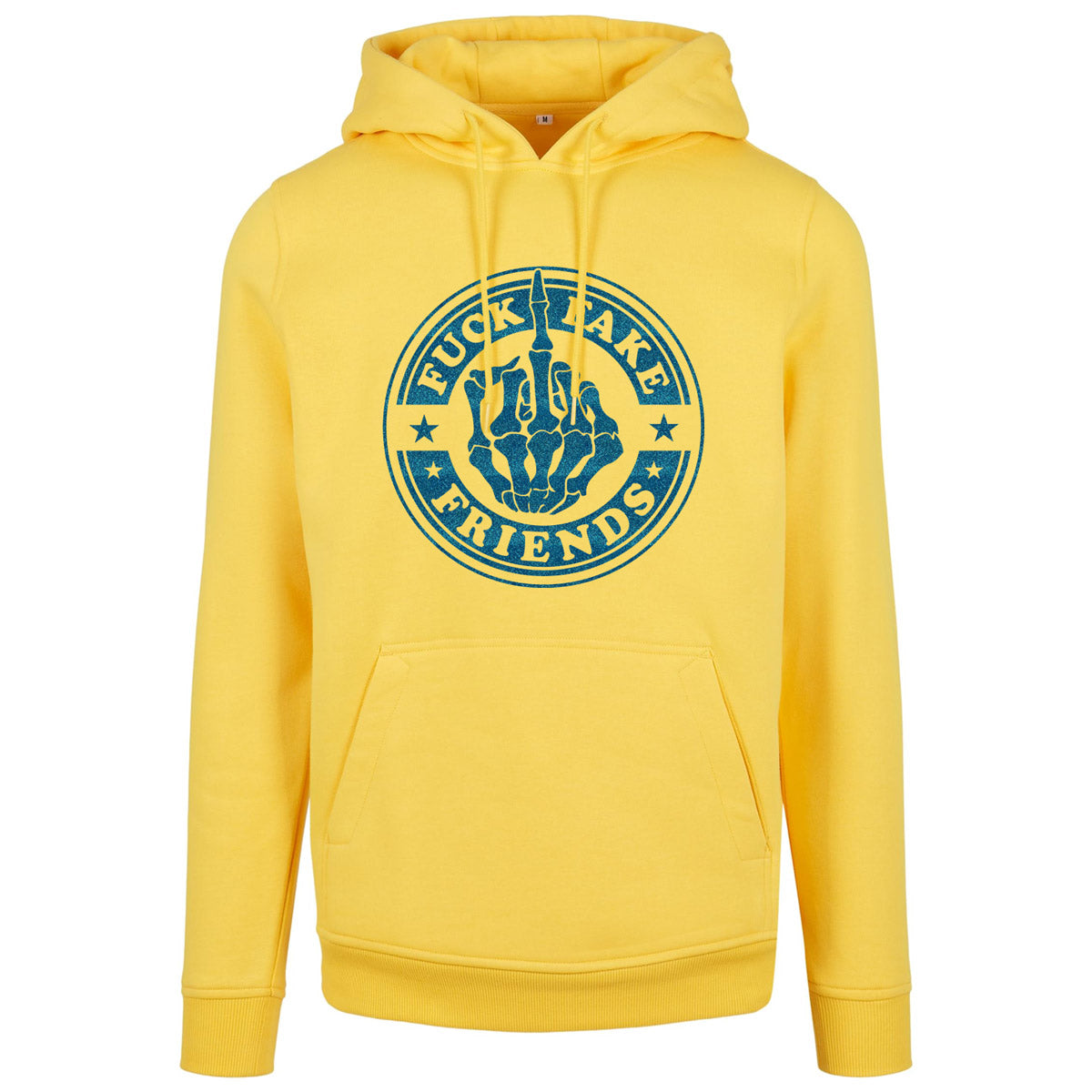 Hoodie -  Fuck Fake Friends - Druck Blau - verschiedene Farben zur Auswahl