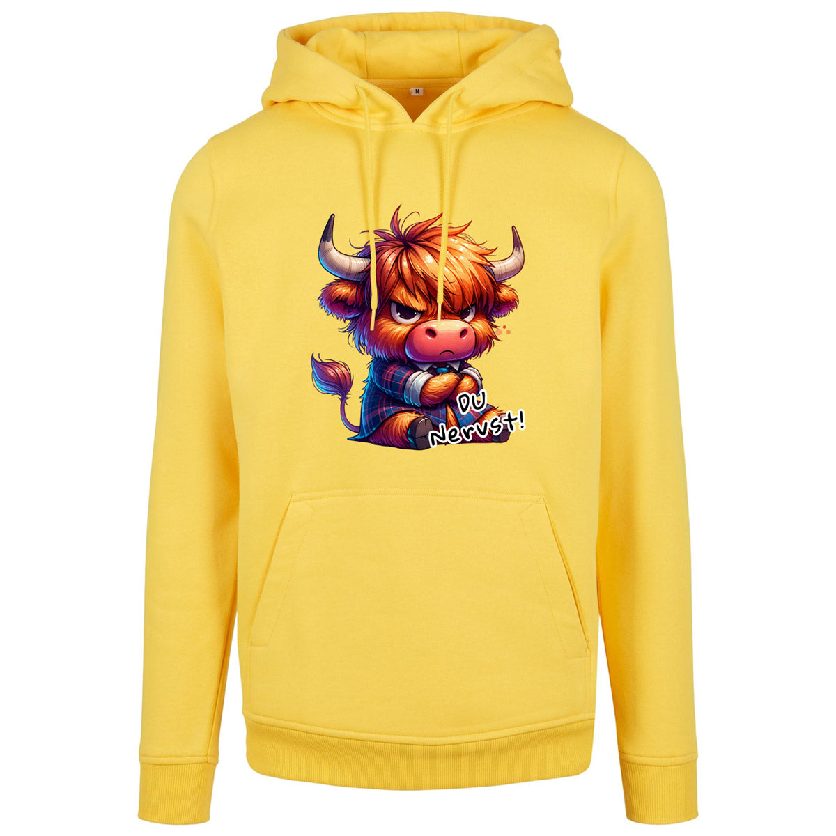 Hoodie -  Kuh Stier Cow Du nervst  - verschiedene Farben zur Auswahl