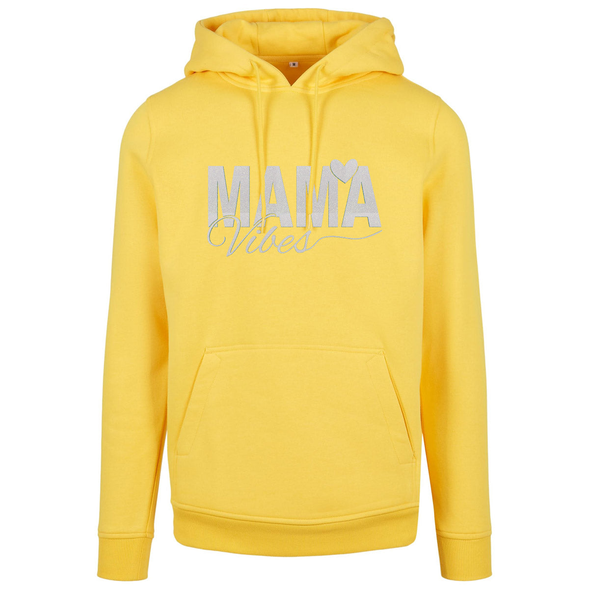 Hoodie -  Mama Vibes - Druck Weiß Rainbow - verschiedene Farben zur Auswahl