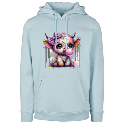 Hoodie -  Bubble Kuh Cow Druck - verschiedene Farben zur Auswahl