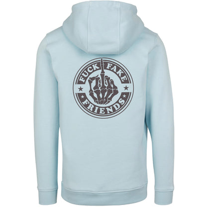 Hoodie -  Fuck Fake Friends - Druck Multicolor - verschiedene Farben zur Auswahl