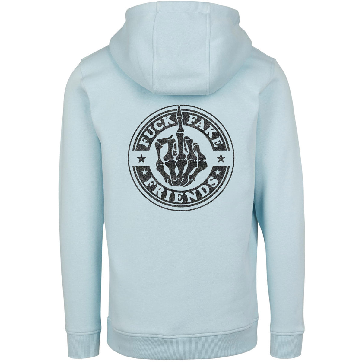 Hoodie -  Fuck Fake Friends - Druck Schwarz - verschiedene Farben zur Auswahl
