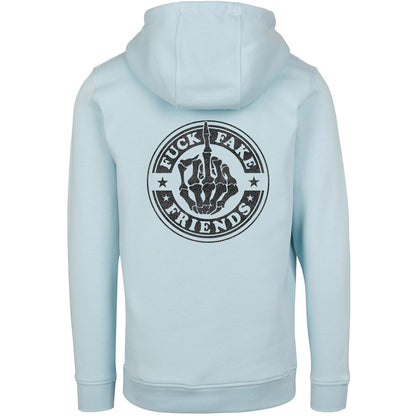 Hoodie -  Fuck Fake Friends - Druck Schwarz - verschiedene Farben zur Auswahl
