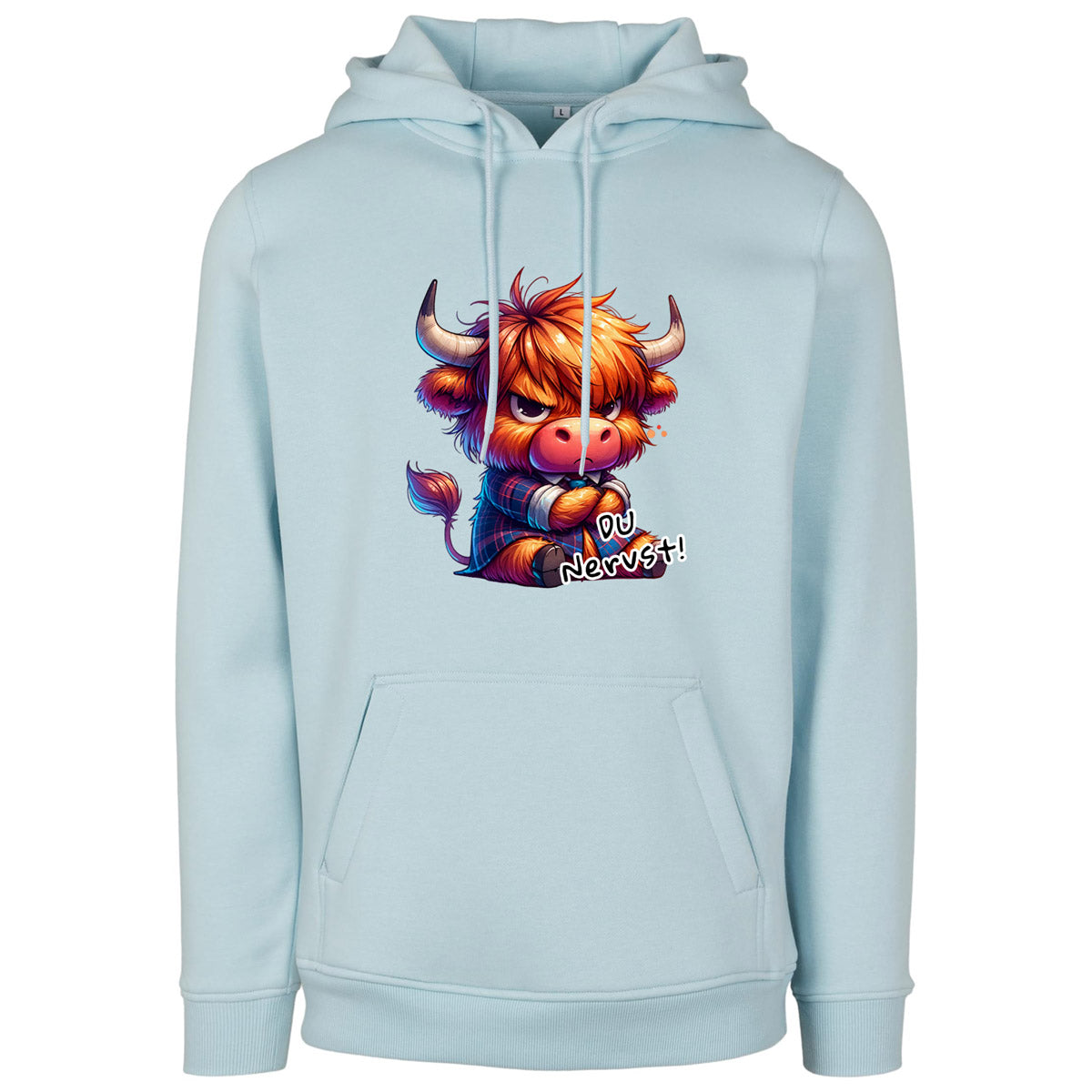 Hoodie -  Kuh Stier Cow Du nervst  - verschiedene Farben zur Auswahl