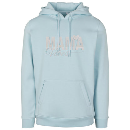 Hoodie -  Mama Vibes - Druck Weiß Rainbow - verschiedene Farben zur Auswahl