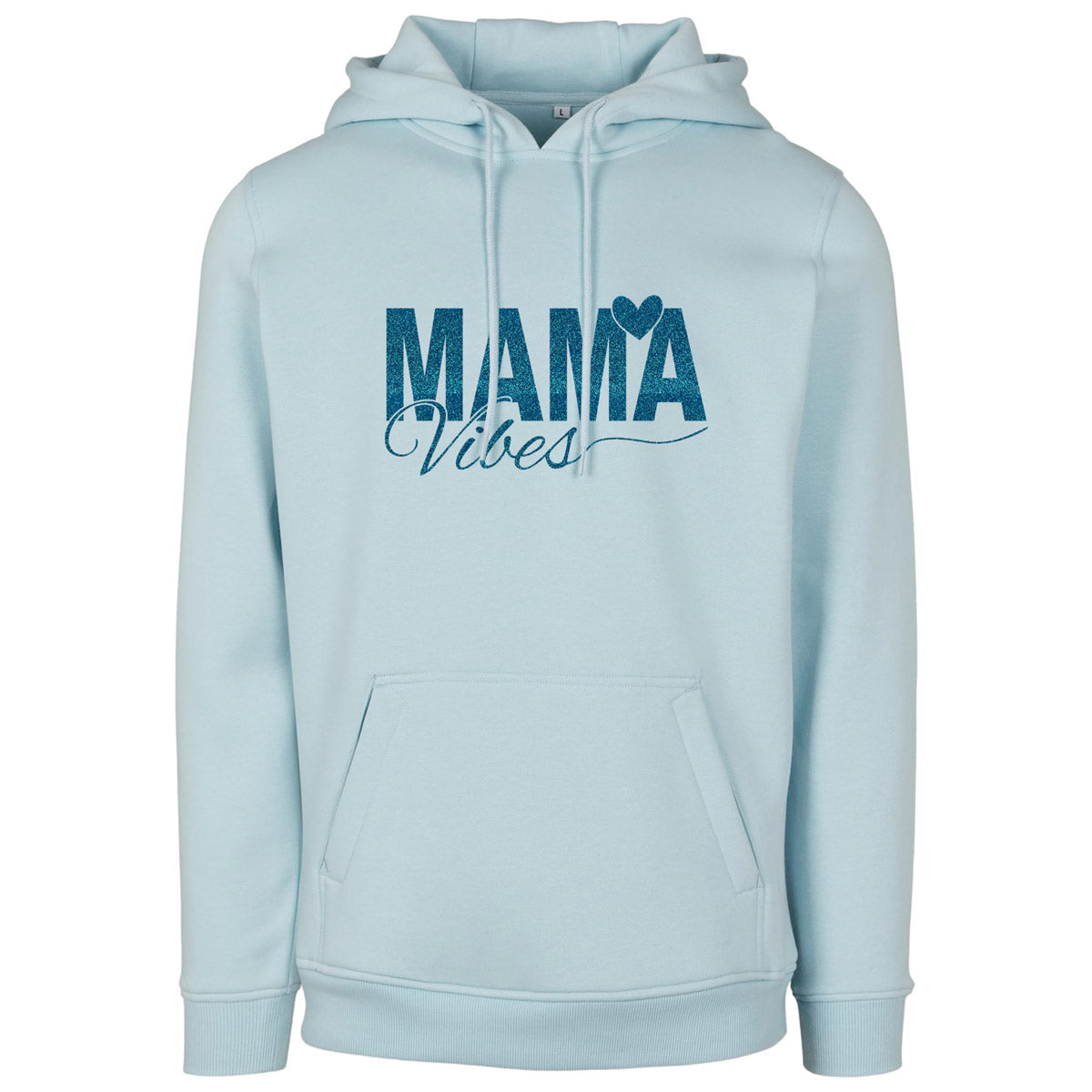 Hoodie -  Mama Vibes - Druck Blau - verschiedene Farben zur Auswahl