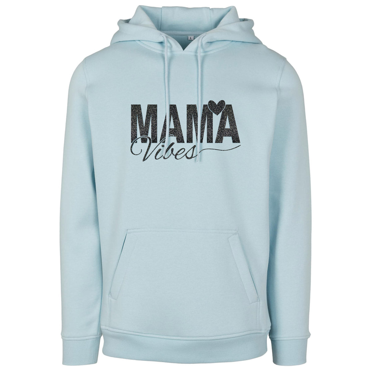 Hoodie -  Mama Vibes - Druck Schwarz - verschiedene Farben zur Auswahl