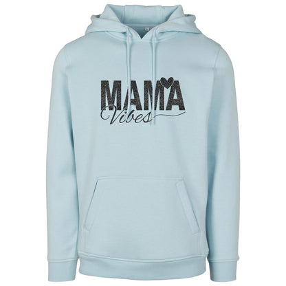 Hoodie -  Mama Vibes - Druck Schwarz - verschiedene Farben zur Auswahl