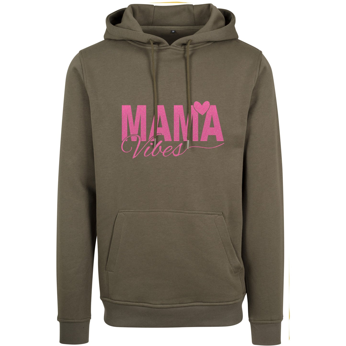 Hoodie -  Mama Vibes - Druck Neon Rosa - verschiedene Farben zur Auswahl
