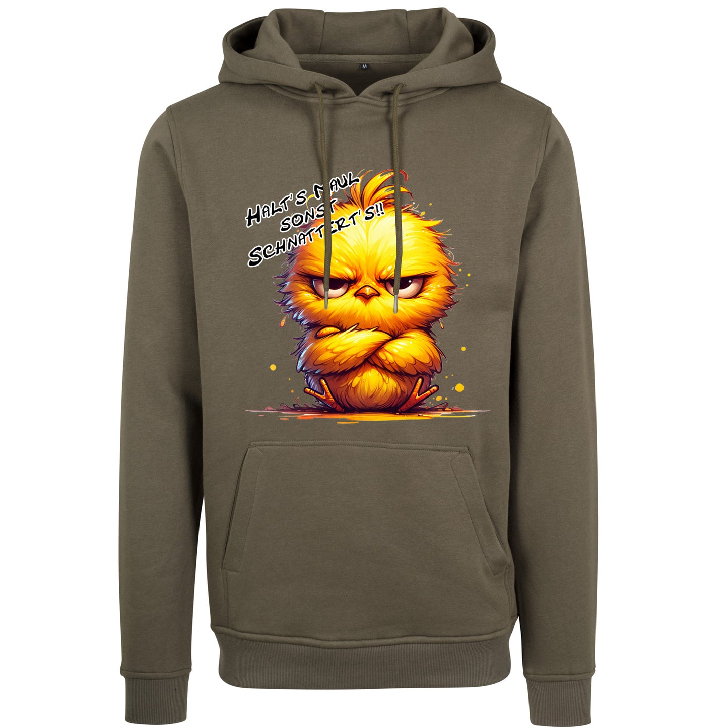 Hoodie -  Kücken - Halt´s Maul .... Druck - verschiedene Farben zur Auswahl
