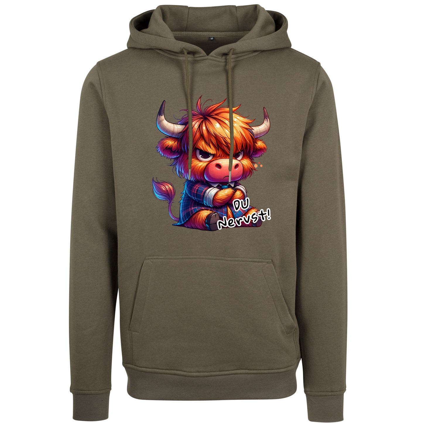 Hoodie -  Kuh Stier Cow Du nervst  - verschiedene Farben zur Auswahl