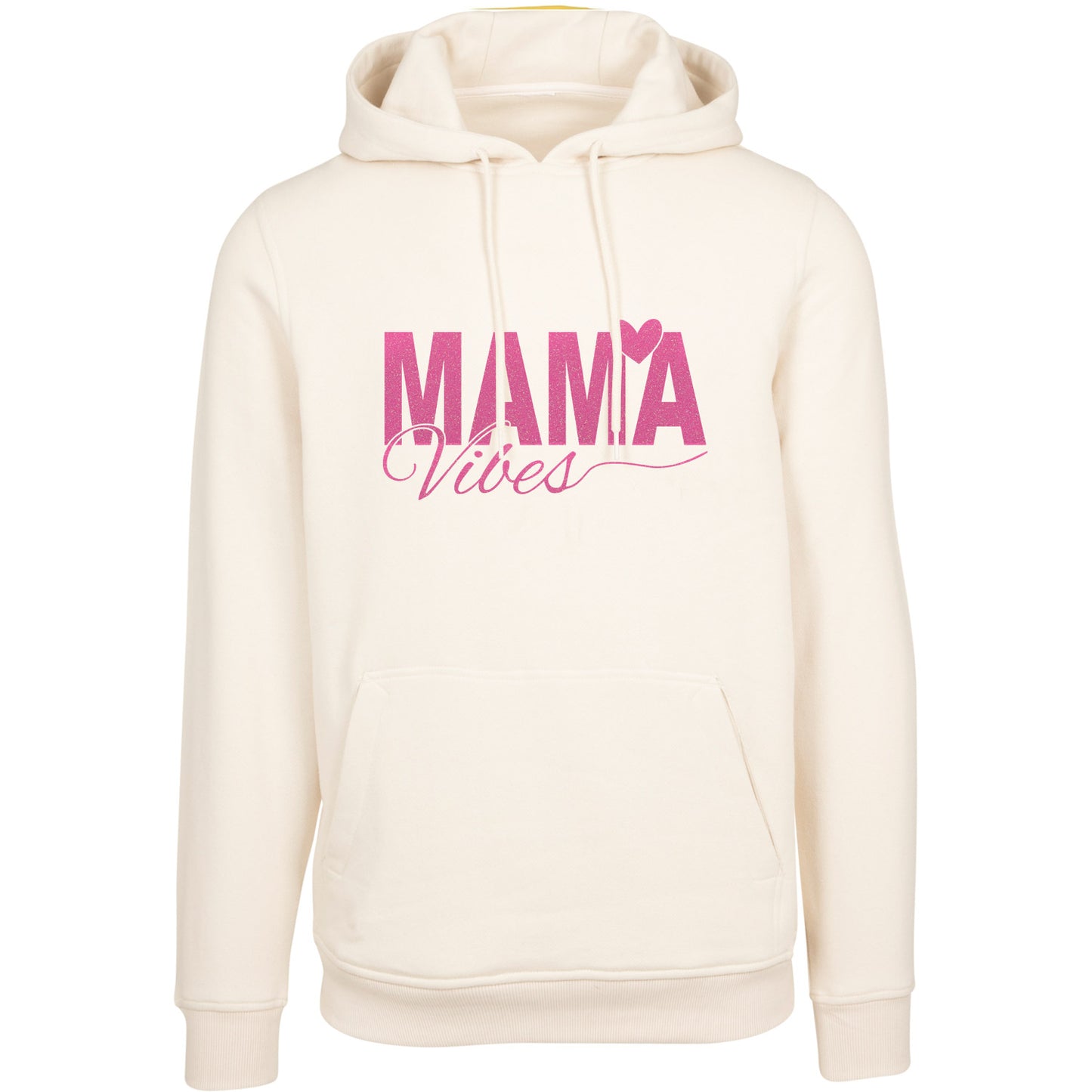 Hoodie -  Mama Vibes - Druck Neon Rosa - verschiedene Farben zur Auswahl