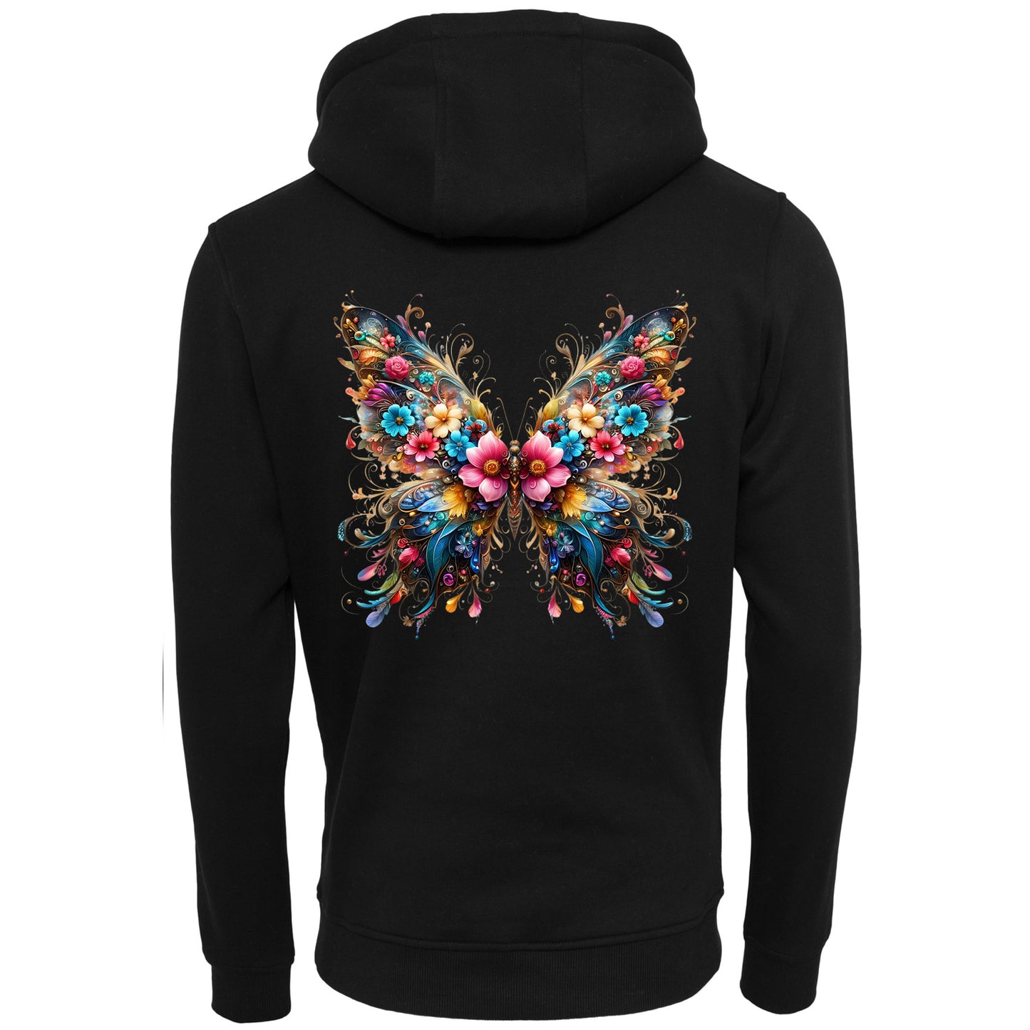 ZIP Hoodie - Flower Butterfly