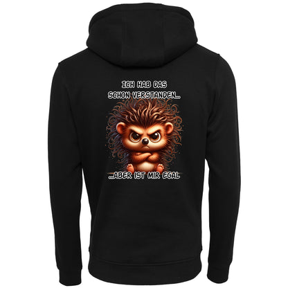 ZIP Hoodie - Ich hab das schon verstanden... Igel
