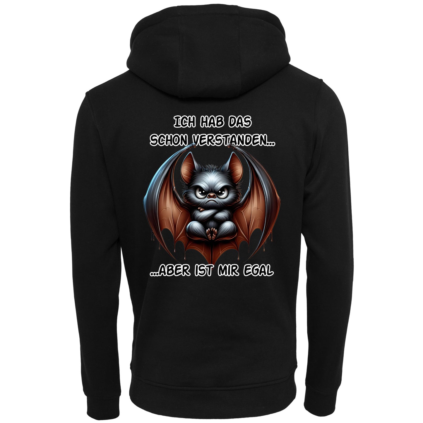 ZIP Hoodie - Ich hab das schon verstanden... Fledermaus