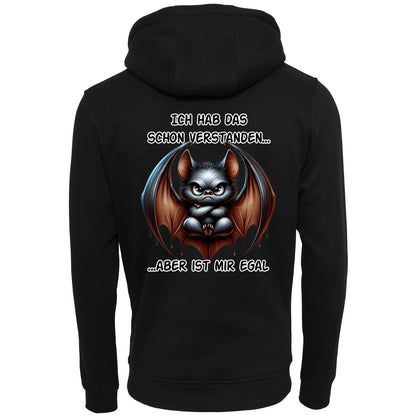 ZIP Hoodie - Ich hab das schon verstanden... Fledermaus