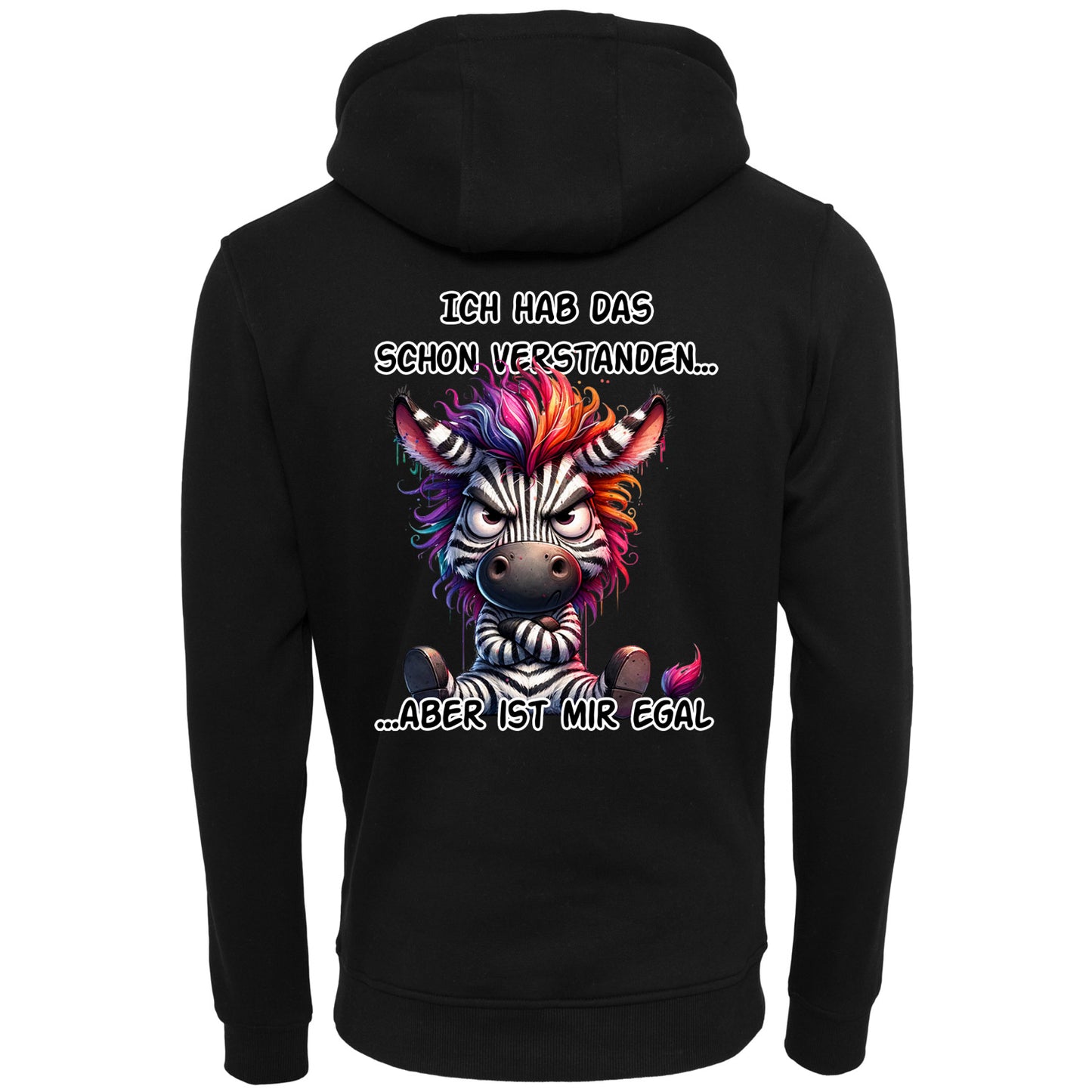 ZIP Hoodie - Ich hab das schon verstanden... Zebra