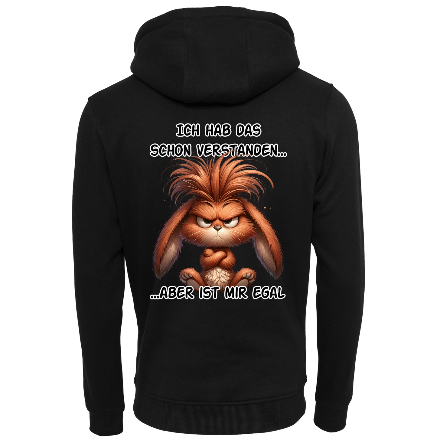 ZIP Hoodie - Ich hab das schon verstanden... Hase
