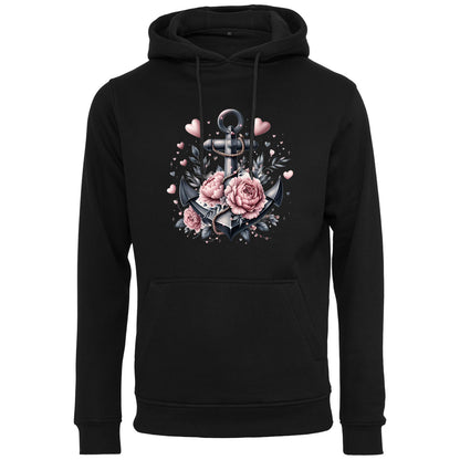 Hoodie - Anker Schwarz