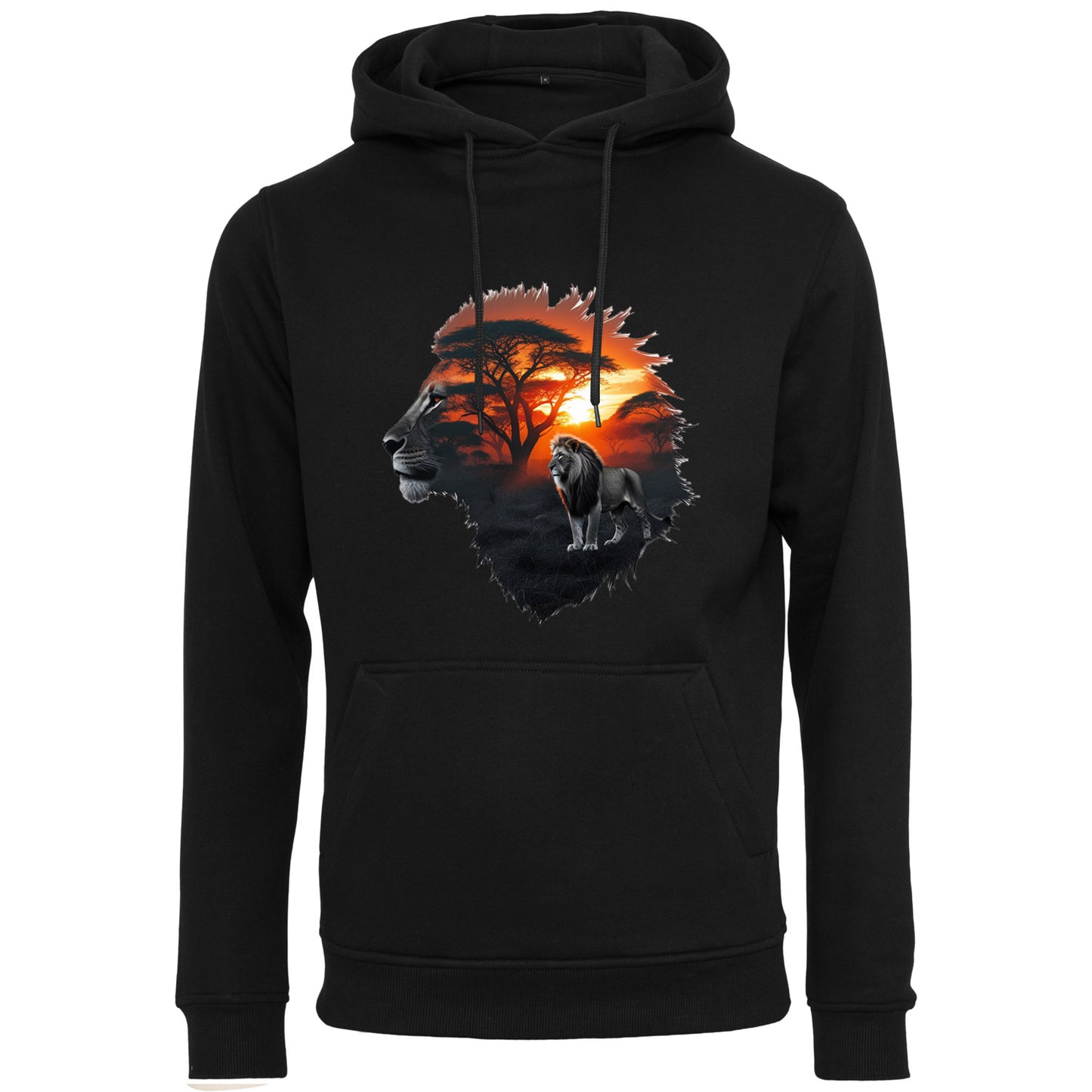 Hoodie - Löwe - Nicht aufgeben