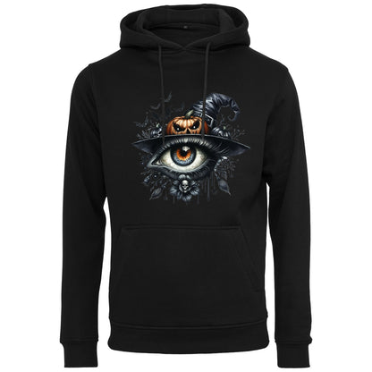 Hoodie - Halloween Auge Kürbis Hut