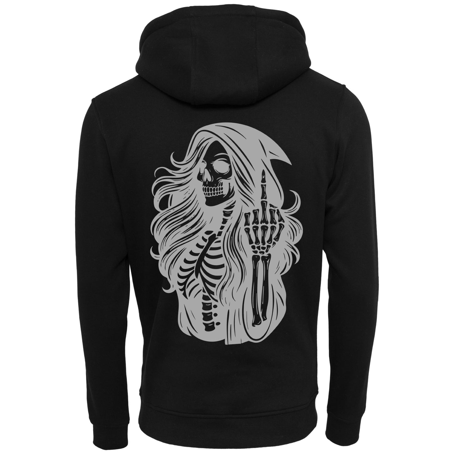 Hoodie - Skull Woman Mittelfinger