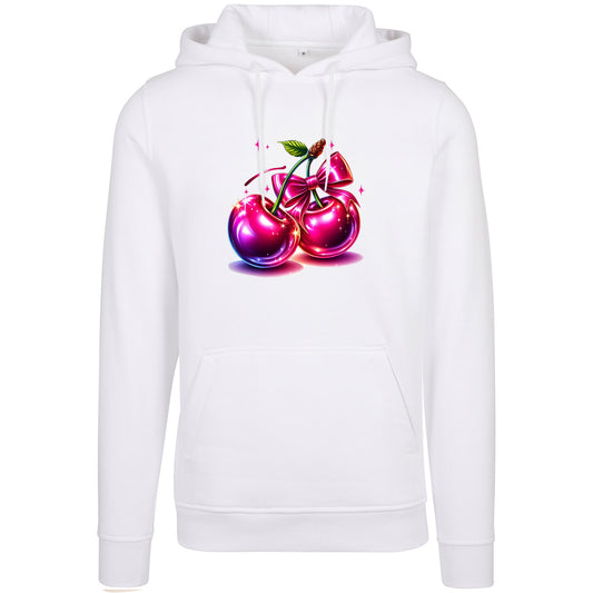 Hoodie - Pink Cherry Kirsche