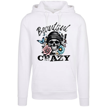 Hoodie - Beautiful Crazy Skull