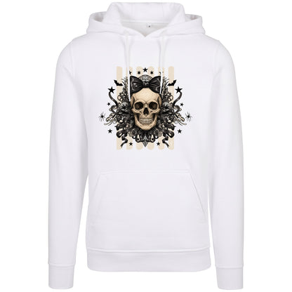 Hoodie - Black Ribbon Skull