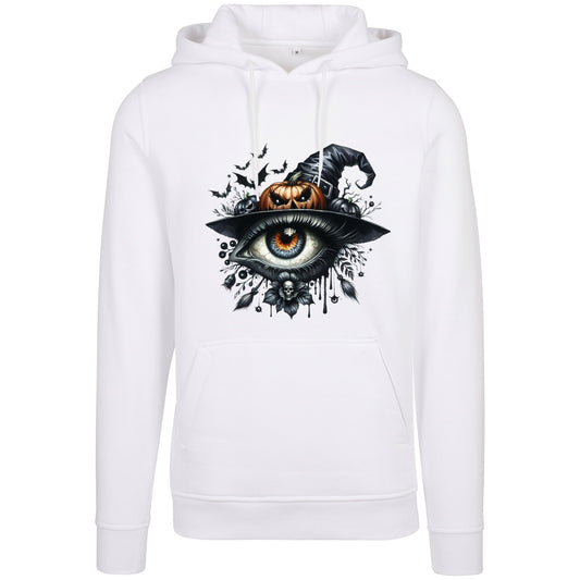 Hoodie - Halloween Auge Kürbis Hut