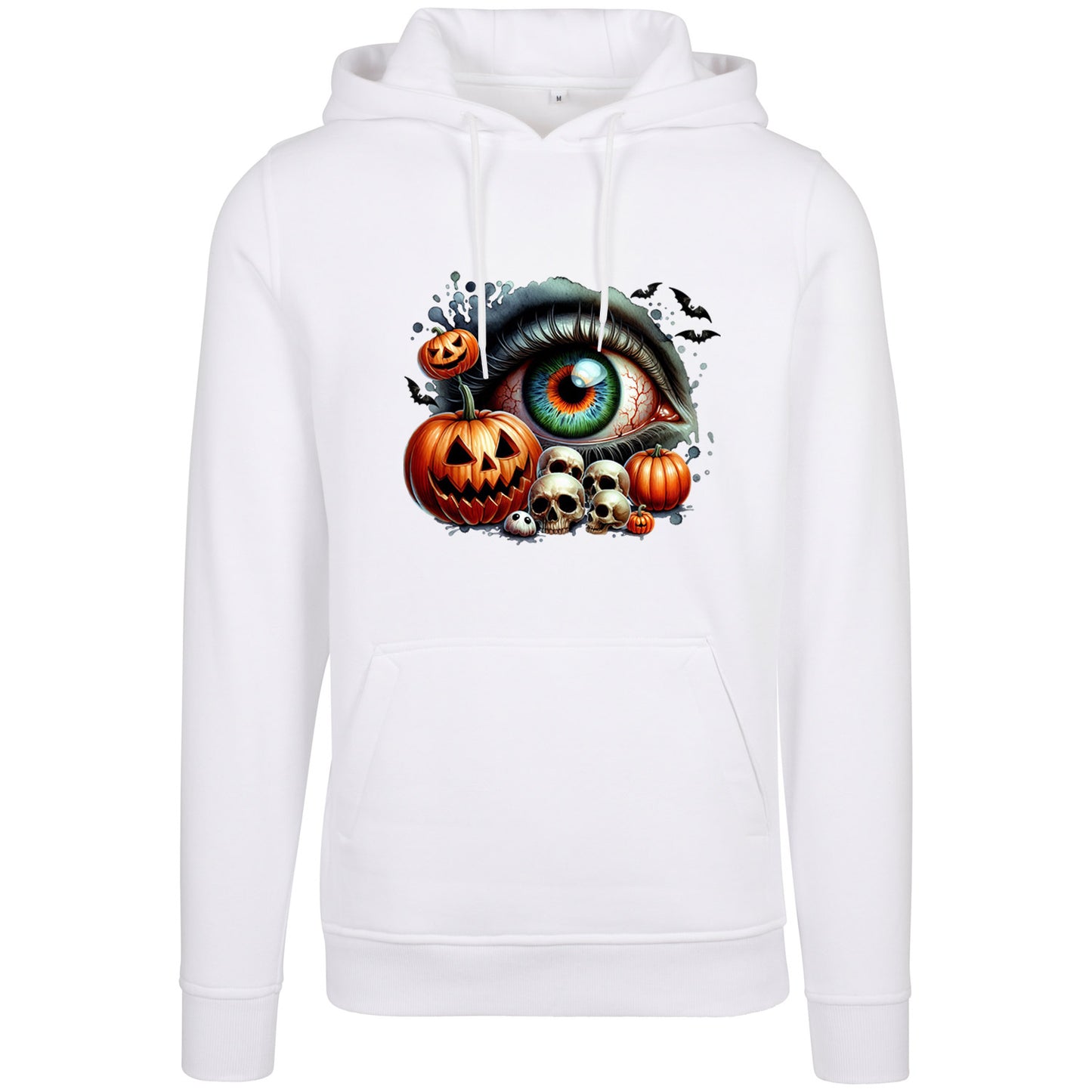 Hoodie - Halloween Kürbis Totenkopf