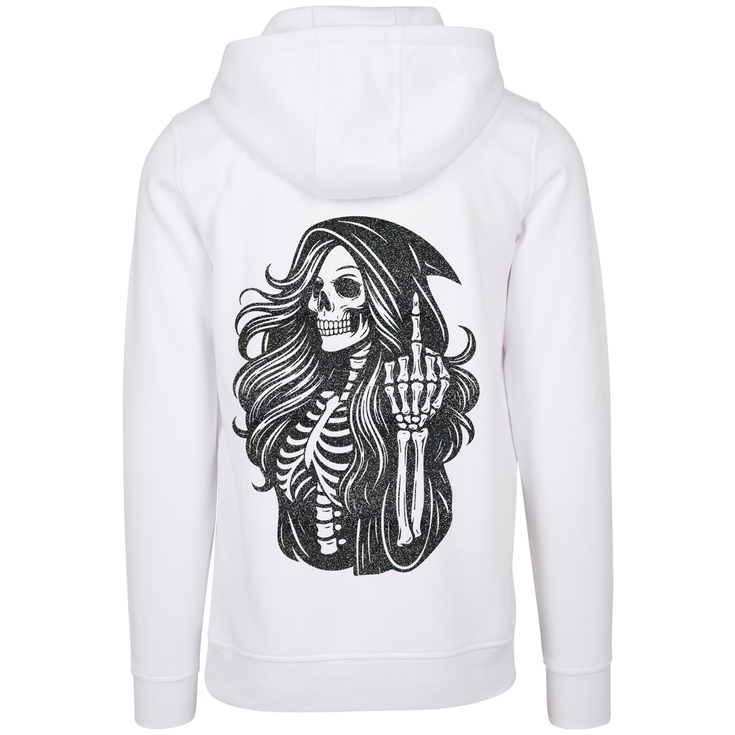 Hoodie - Skull Woman Mittelfinger
