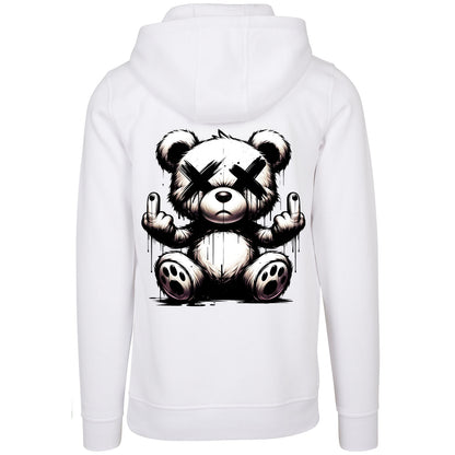 Urban Streetstyle Hoodie – Rebel Teddy Bär Motiv Hoodie Unisex