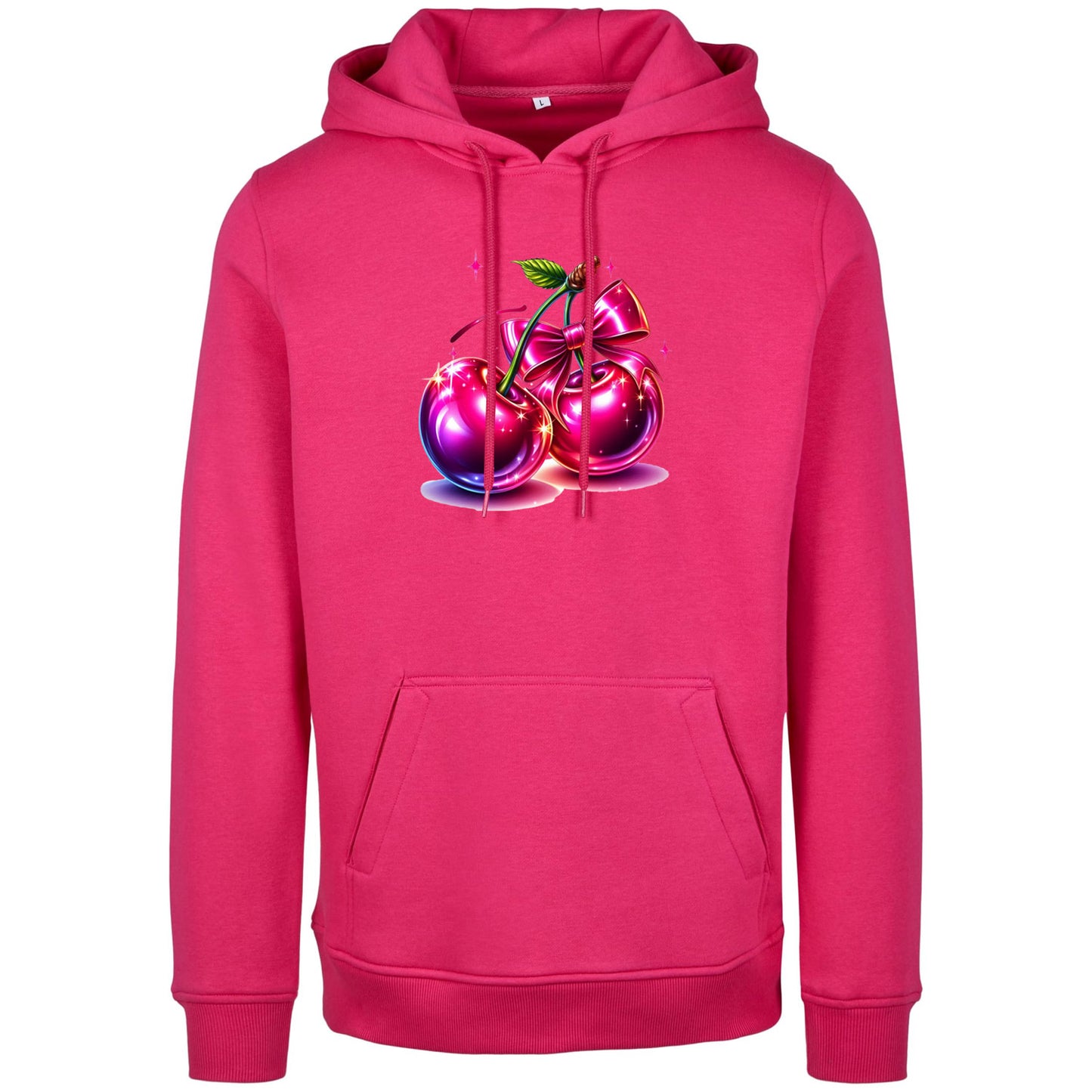 Hoodie - Pink Cherry Kirsche