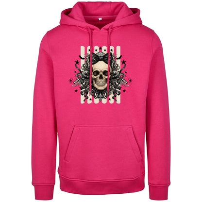 Hoodie - Black Ribbon Skull