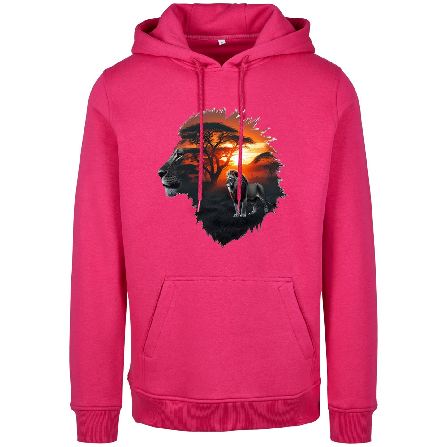 Hoodie - Löwe - Nicht aufgeben