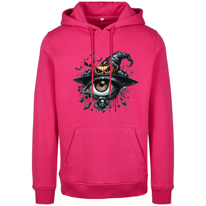 Hoodie - Halloween Auge Kürbis Hut