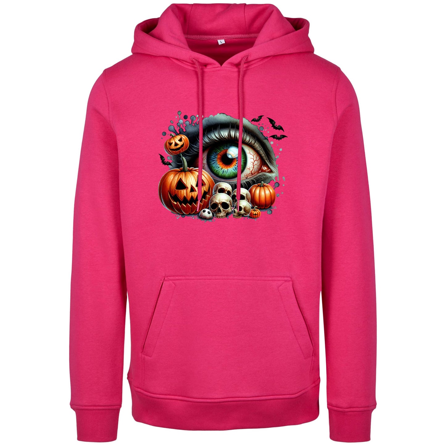 Hoodie - Halloween Kürbis Totenkopf
