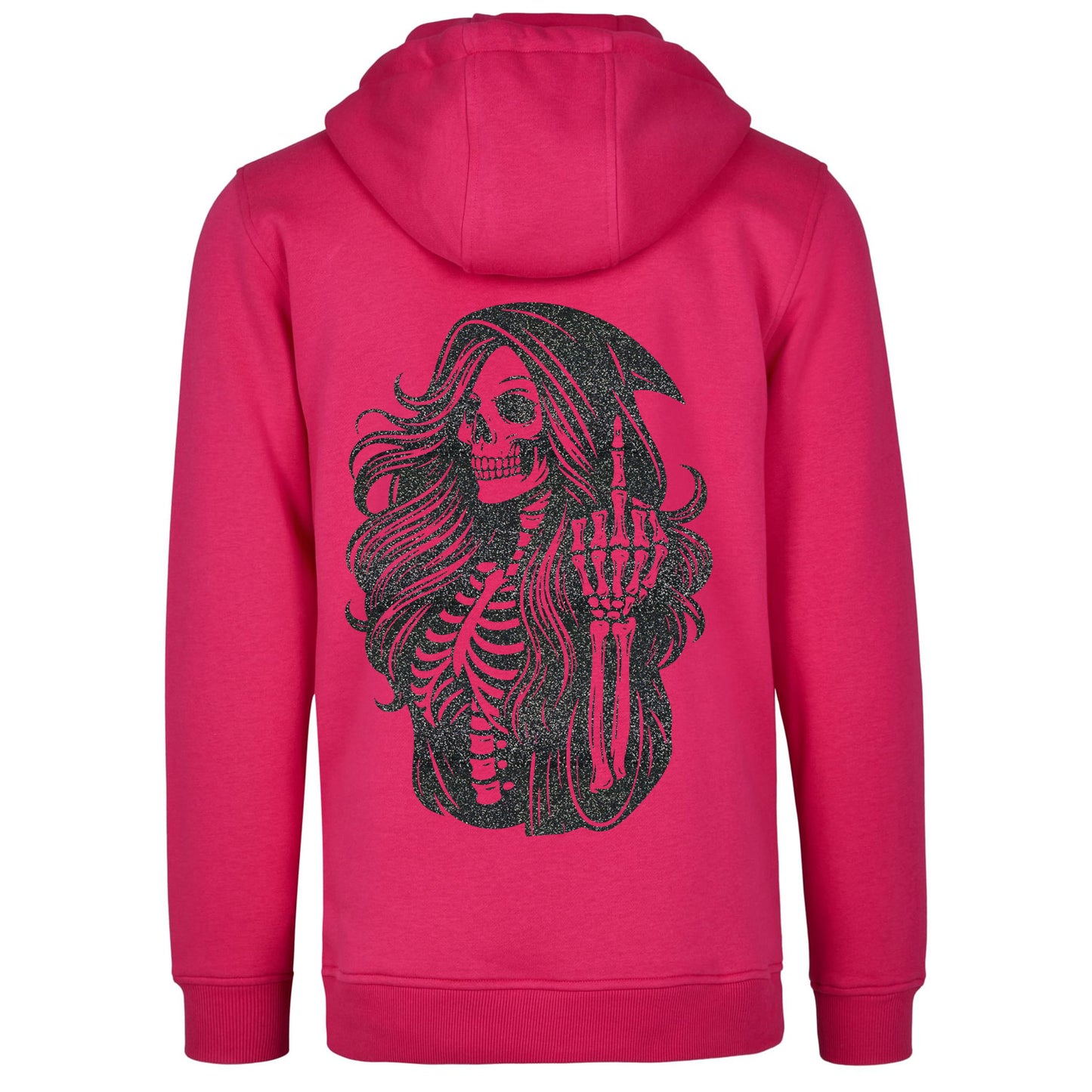 Hoodie - Skull Woman Mittelfinger