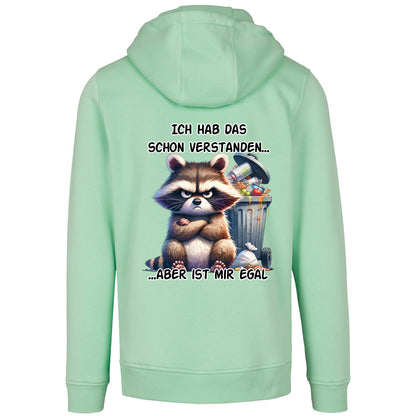 Hoodie - Ich hab das schon verstanden.. Waschbär