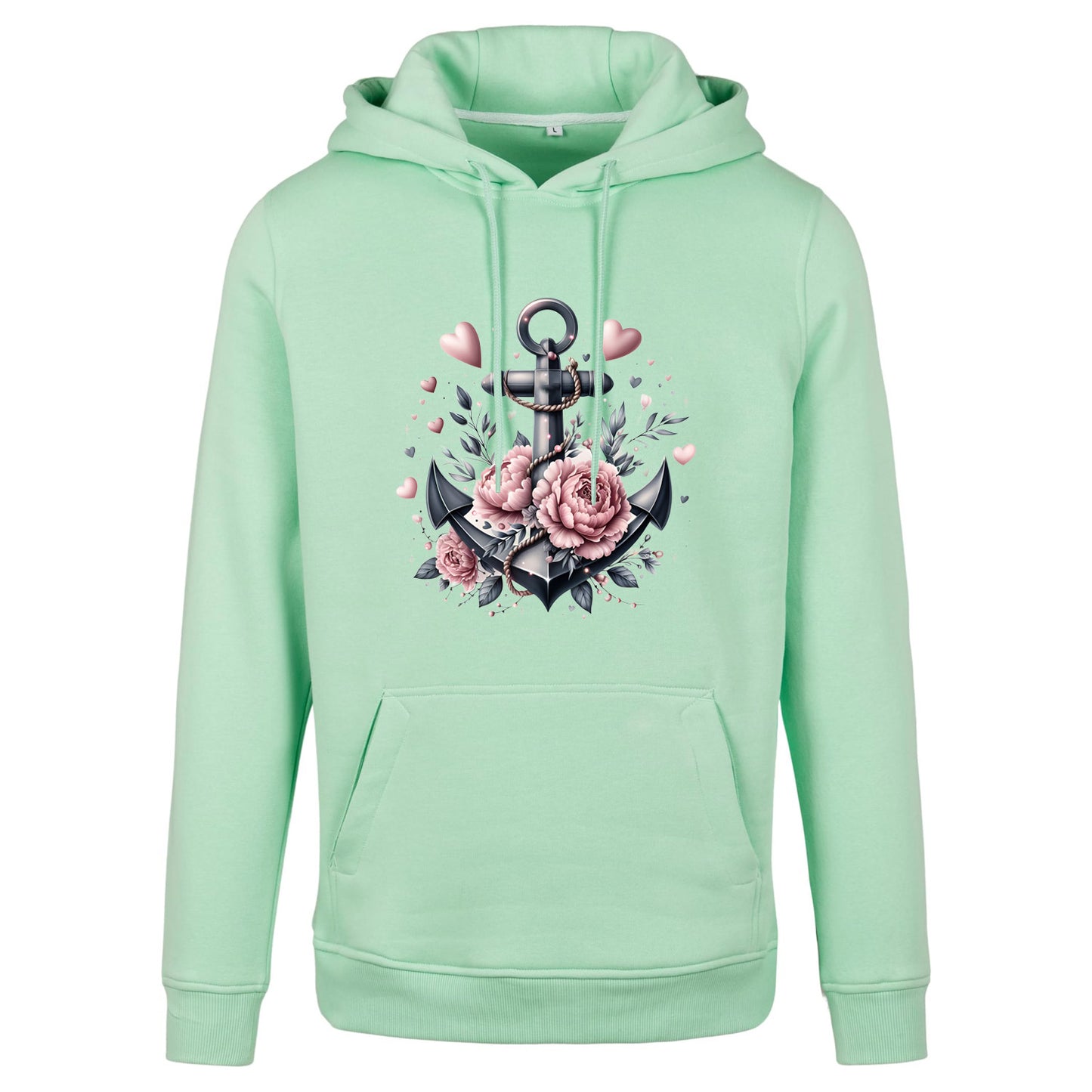 Hoodie - Anker Schwarz
