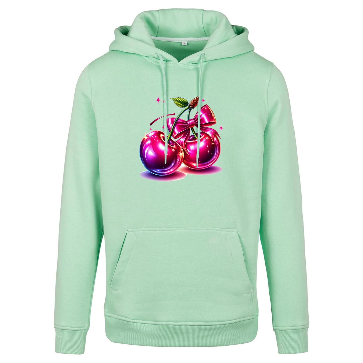 Hoodie - Pink Cherry Kirsche