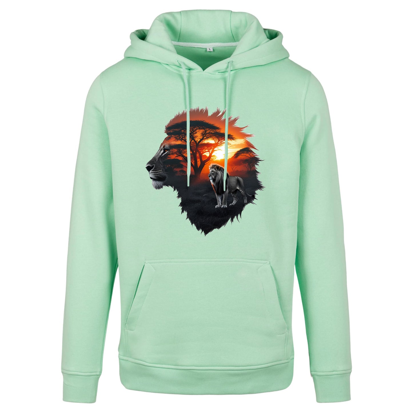 Hoodie - Löwe - Nicht aufgeben