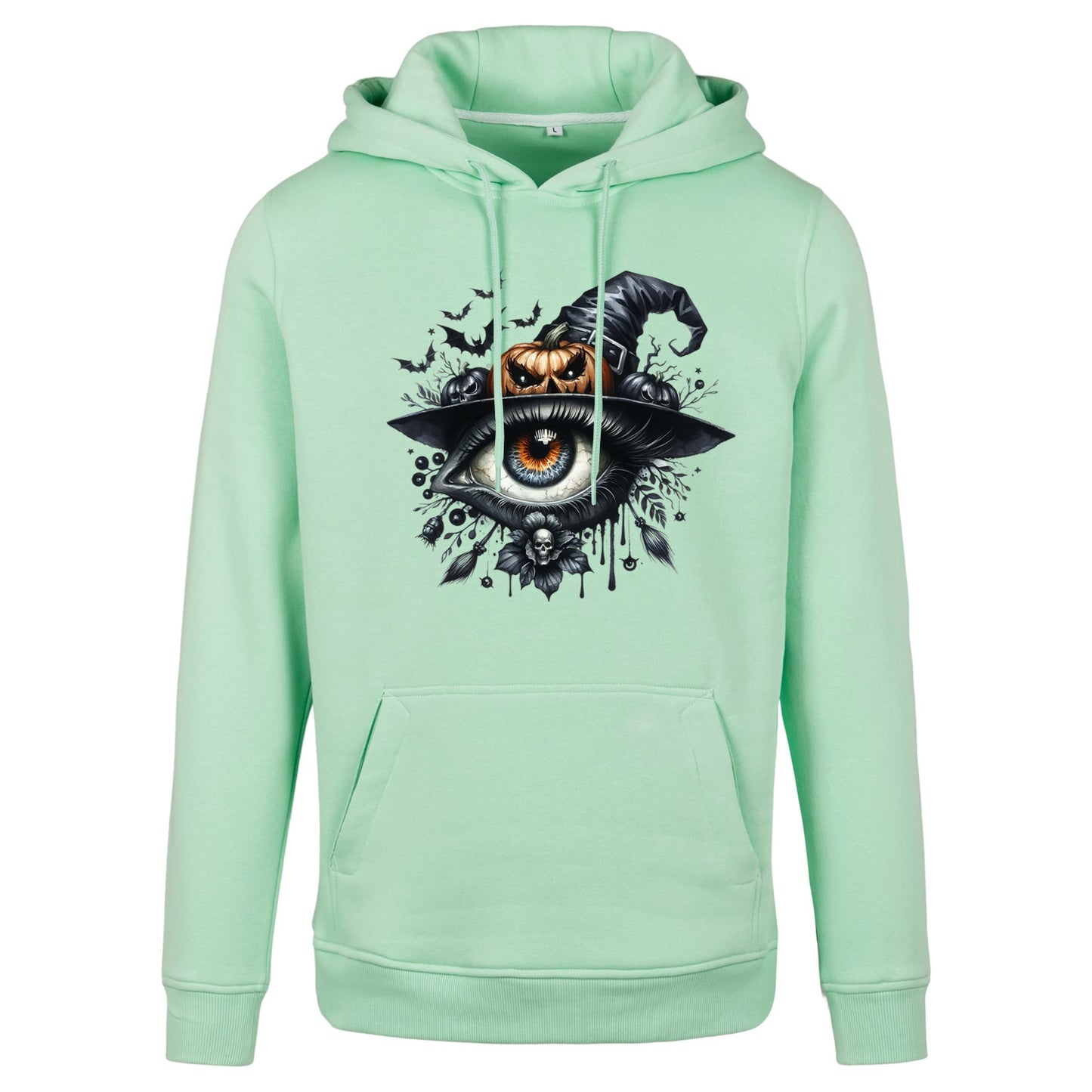 Hoodie - Halloween Auge Kürbis Hut