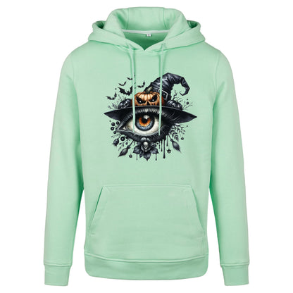 Hoodie - Halloween Auge Kürbis Hut